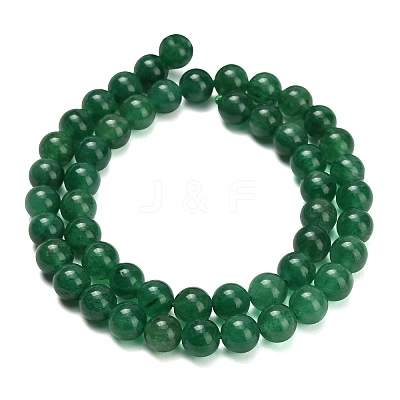 Natural Fuchsite Beads Strands G-L661-B01-8mm-B-1