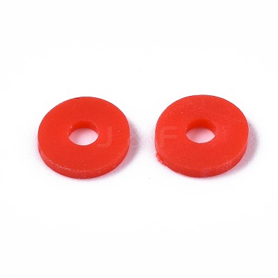 Handmade Polymer Clay Beads Strands CLAY-R089-6mm-T02B-16-1