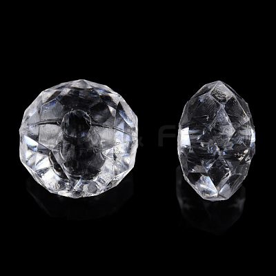 Transparent AS Plastic Beads TACR-T019-007A-01-1