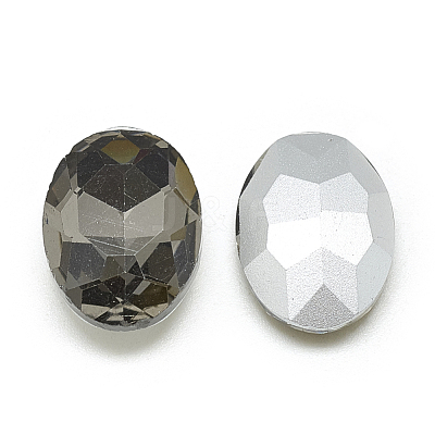 Pointed Back Glass Rhinestone Cabochons RGLA-T080-13x18mm-03-1