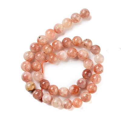 Natural Sunstone Beads Strands G-P488-04B-01-1