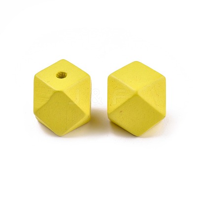 Dyed Natural Wood Beads WOOD-R249-020-1