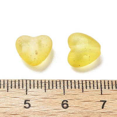 Frosted Transparent Acrylic Beads OACR-F013-09-1
