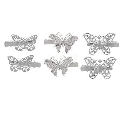 Alloy Alligator Hair Clips PW-WG08715-01-1