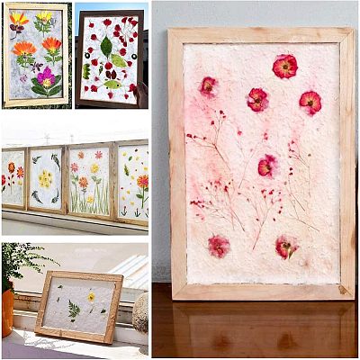 Wooden Paper Making DIY-WH0171-49C-1