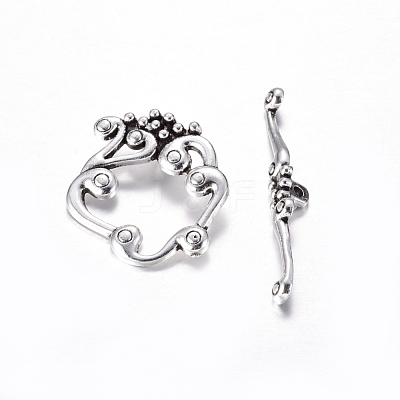 Alloy Toggle Clasps PALLOY-2152-AS-RS-1