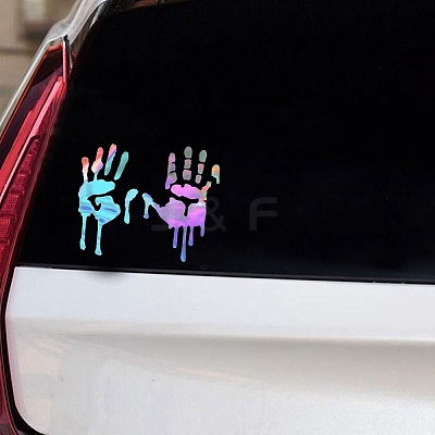 Car Decals- 1 Pcs Hand Car Hood Sticker ST-F711-2-1