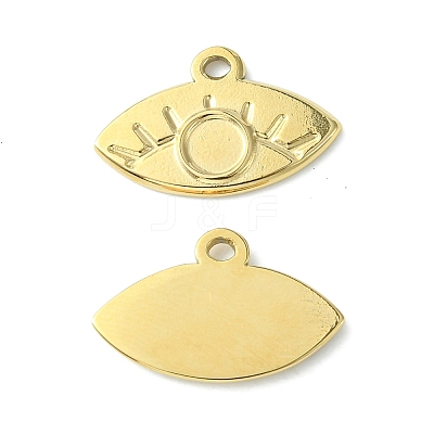 304 Stainless Steel Pendant  Cabochon Settings STAS-L269-021G-1
