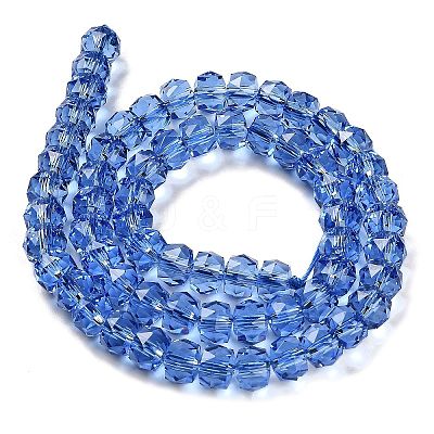 Transparent Glass Beads Strands EGLA-K071-01G-1