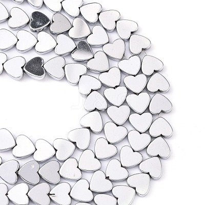 Non-magnetic Synthetic Hematite Beads Strands G-Q883-8x8mm-6-1