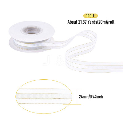 Polyester Lace Ribbon OCOR-TADJ0001-07C-1