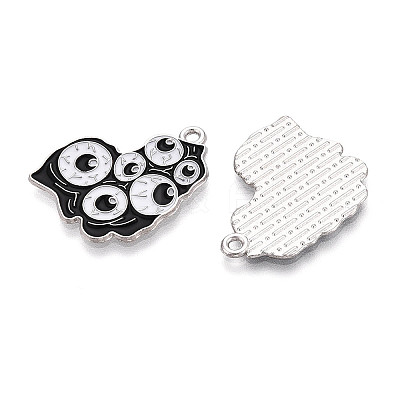 Halloween Theme Alloy and Enamel Pendants ENAM-T021-31C-01P-1