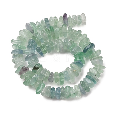 Natural Green Fluorite Beads Strands G-Z155-B02-01-1