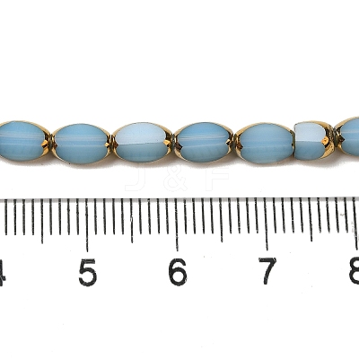 Electroplate Glass Beads Strands EGLA-P061-02B-02-1