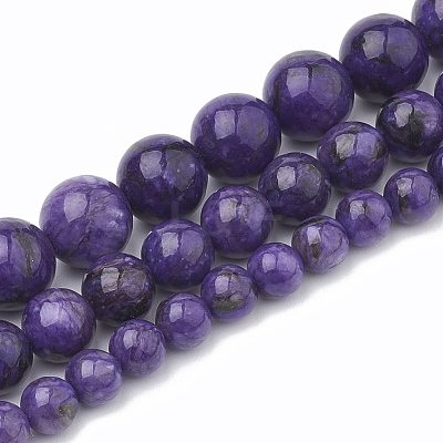 Natural Chalcedony Beads Strands G-S333-10mm-011-1