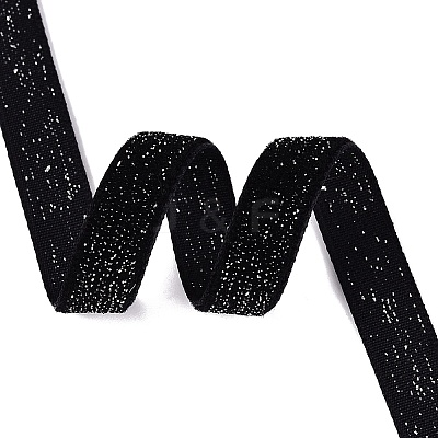 Glitter Sparkle Single Face Velvet Ribbon SRIB-Q023-01A-15-1