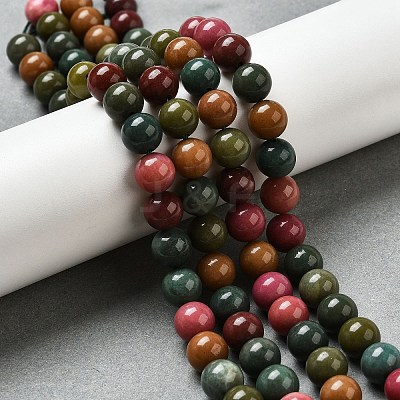 Dyed Natural Malaysia Jade Beads Strands G-G021-02B-15-1