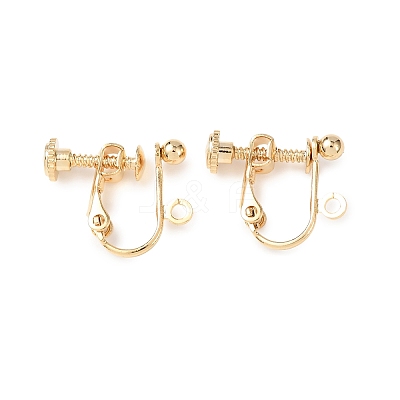 316 Surgical Stainless Steel Clip-on Earring Findings STAS-H240-45G-1