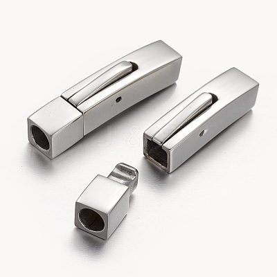 Tarnish Resistant 304 Stainless Steel Bayonet Clasps STAS-F037-01-1