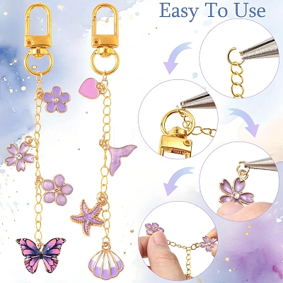 DIY Keychain Making Kits DIY-FS0010-16-1