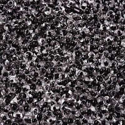 6/0 Inside Colours Transparent Glass Seed Beads X1-SEED-T007-07A-1