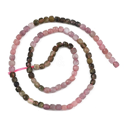 Gradient Color Natural Multicolor Tourmaline Beads Strands G-D103-C09-1