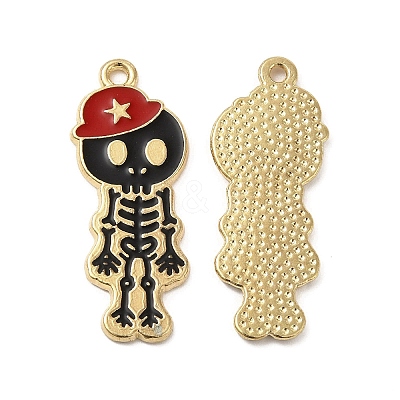 Alloy Enamel Pendants ENAM-G211-02G-01-1