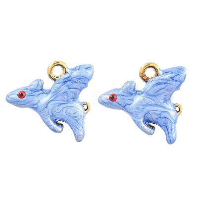 304 Stainless Steel Enamel Pendants SA-CBAF5D5-05G-1