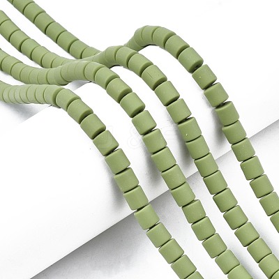 Handmade Polymer Clay Beads Strands CLAY-ZX006-01-104-1