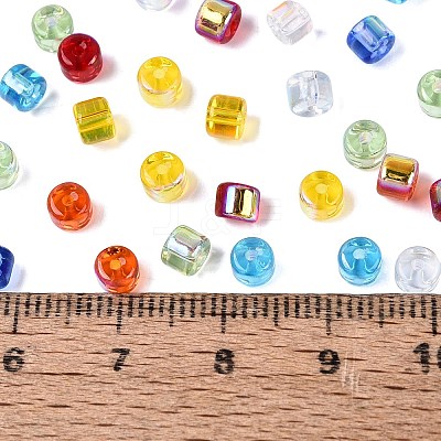 FGB Transparent Colours Glass Seed Beads SEED-Q040-07A-B09-1