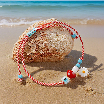 Glass Braided Bracelets RH2807-1
