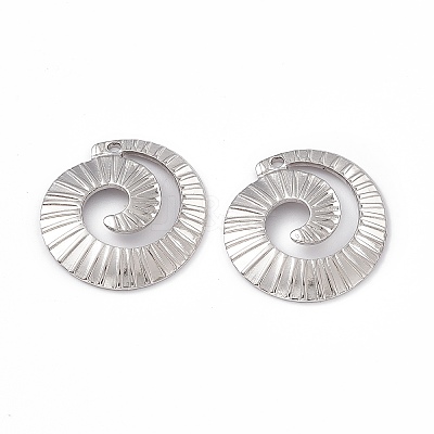 Non-Tarnish 304 Stainless Steel Pendants STAS-B031-07P-1