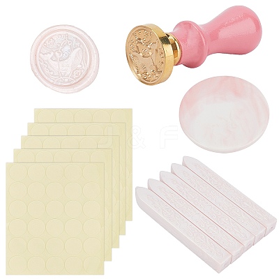 Wax Seal Stamp Set DIY-CP0003-53-1