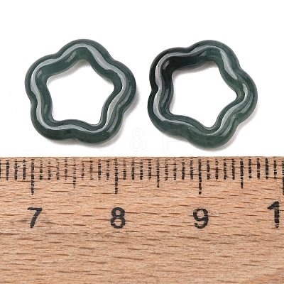 Natural Myanmar Jadeite Linking Rings G-Z155-06-1
