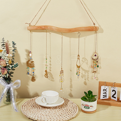 1Pc Driftwood Branch Hook Branch Hanger Rack AJEW-SP0002-31B-1