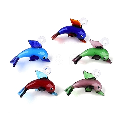 Handmade Lampwork Pendants LA-N048-24-1