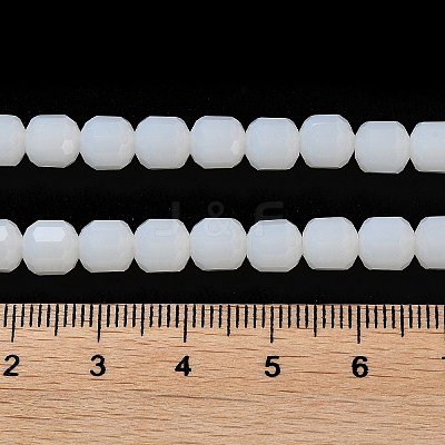 Imitation Jade Glass Bead Strands GLAA-G112-02C-1