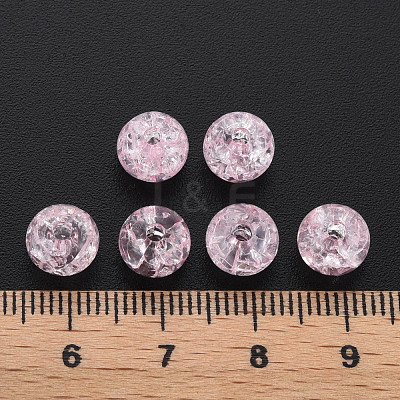 Transparent Crackle Acrylic Beads MACR-S373-66-N02-1