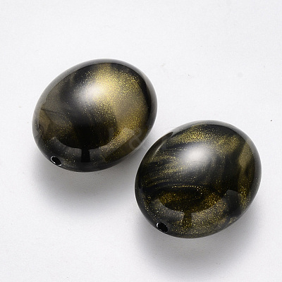 Imitation Gemstone Acrylic Beads OACR-R075-08C-1