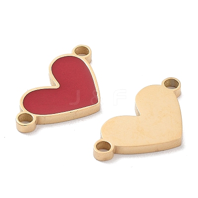 Ion Plating(IP) 304 Stainless Steel Enamel Connector Charms X-STAS-P339-10G-01-1