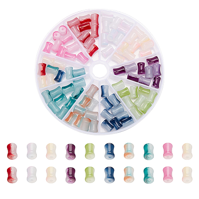 90Pcs 10 Colors Glass Beads Strands GLAA-NB0001-55-1