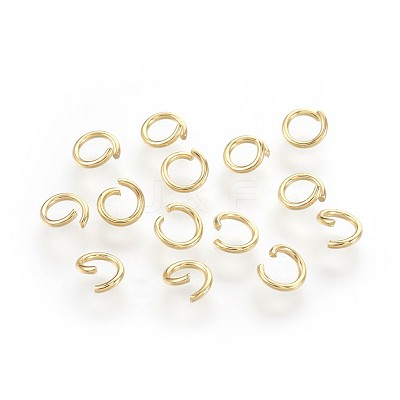 304 Stainless Steel Open Jump Rings X-STAS-P221-21A-G-1
