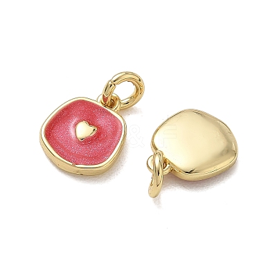 Brass Enamel Pendants KK-CBA5585-08G-02-1