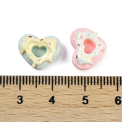 Opaque Resin Cabochons RESI-H166-25C-1