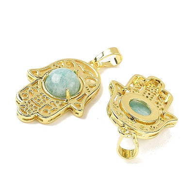 Natural Amazonite Pendants G-F786-07G-29-1