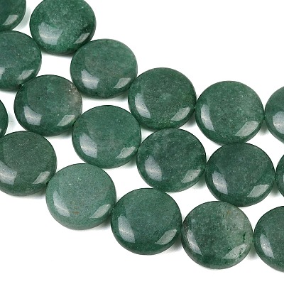 Natural Green Aventurine Beads Strands G375-27A-1