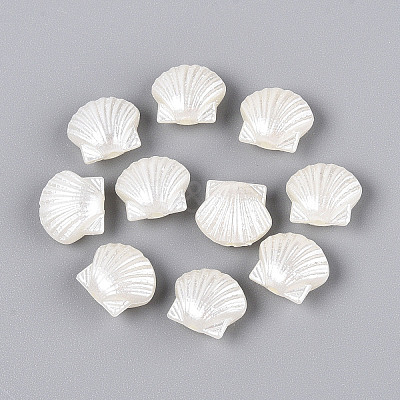 ABS Plastic Imitation Pearl Beads OACR-T028-92-1