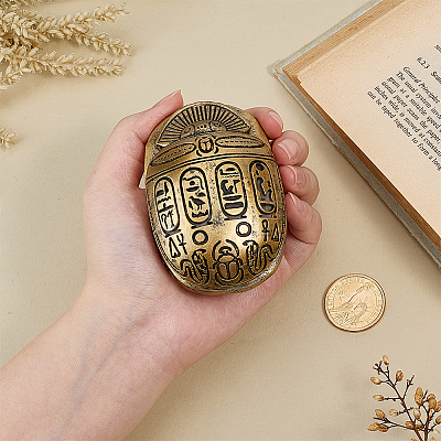Beetle Shape Resin Model Ornaments DJEW-WH0015-195-1