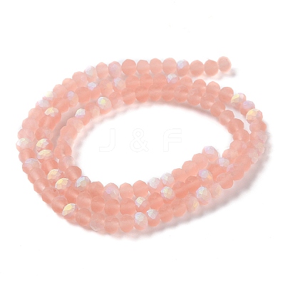 Transparent Glass Beads Strands X1-EGLA-A034-T4mm-MB21-1