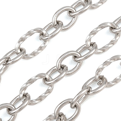 304 Stainless Steel Figaro Chains SA-CBA6E2D-01P-1